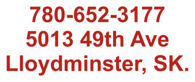 780-652-3177 5013 49th Ave Lloydminster, SK.
