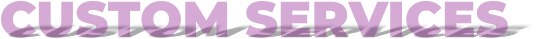 CUSTOM SERVICES