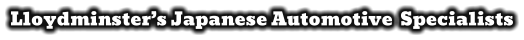 Lloydminster’s Japanese Automotive  Specialists